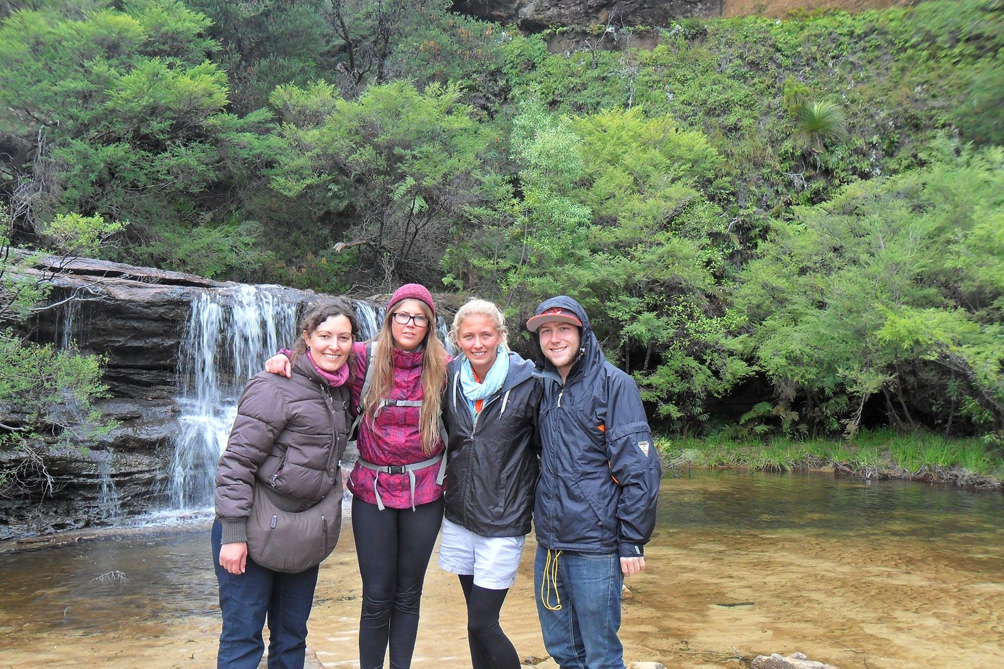 The group in Blue Mountians of Australia
