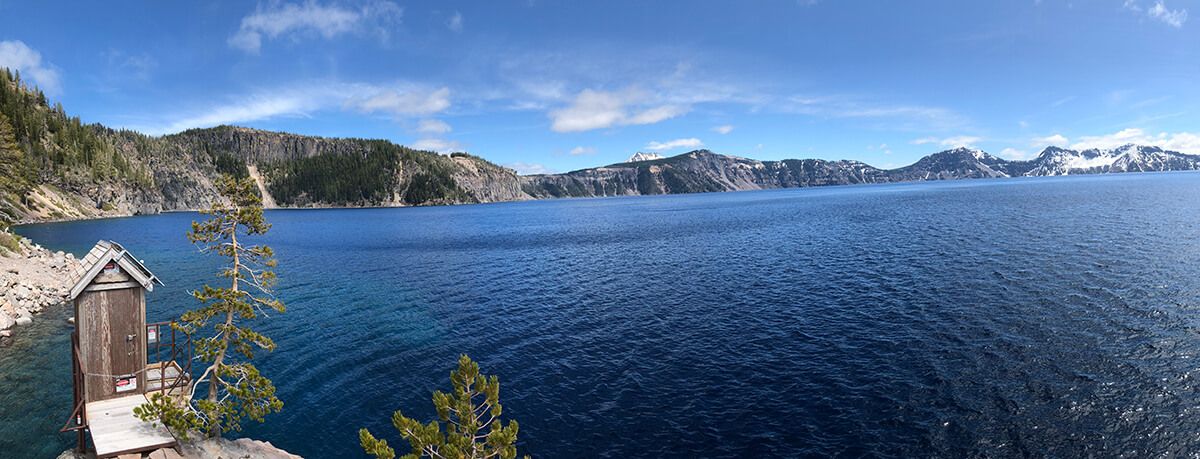 Cleetwood Trail View of Crater Lake