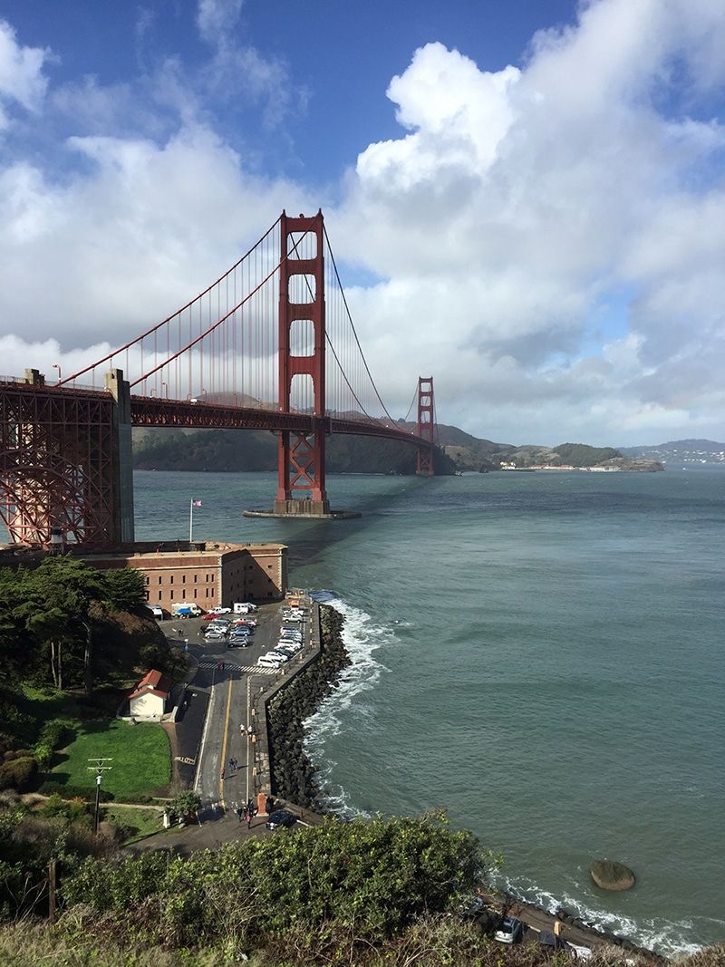 The Golden Gate Bridge in San Fransico