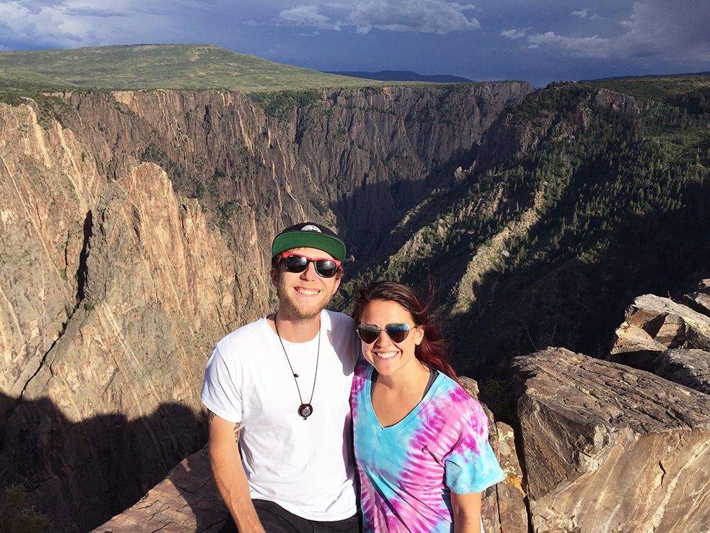 Morgan and I at Black Canyon of the Gunnison National Park.