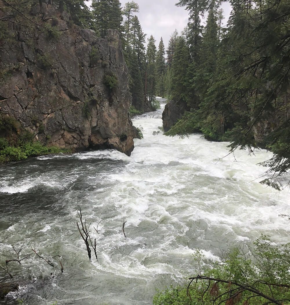 Benham Falls at Newberry National Volcanic Monument