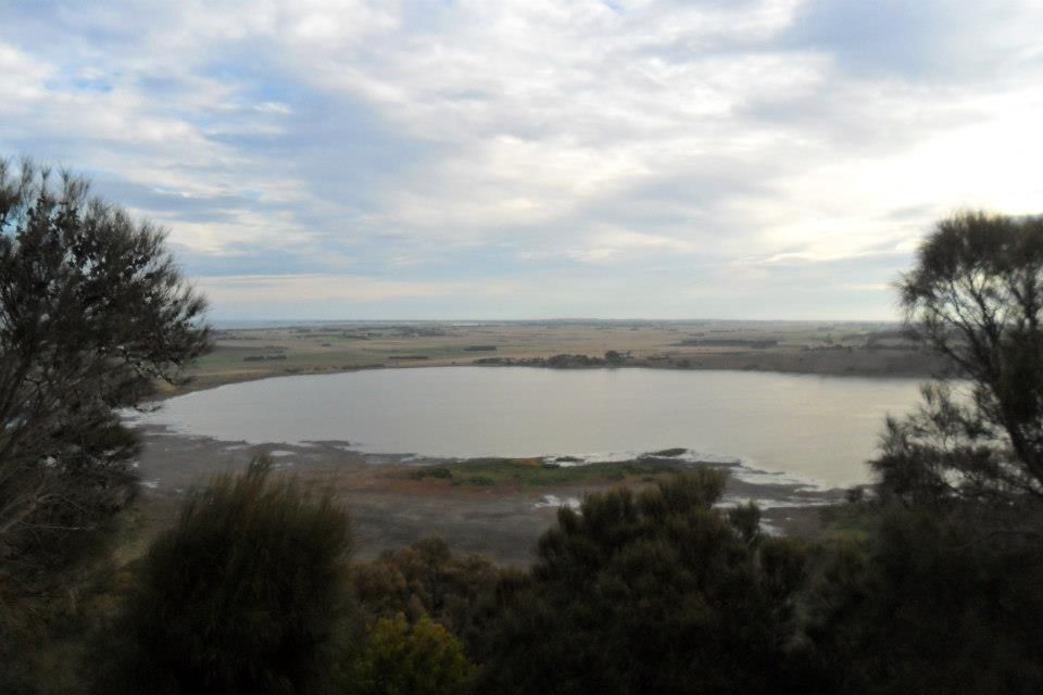 The inactive volcano in Warrnambool